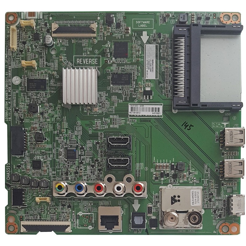 EAX67129603 (1.0) EBR84199301 LG Main Board 49LJ614V-ZA