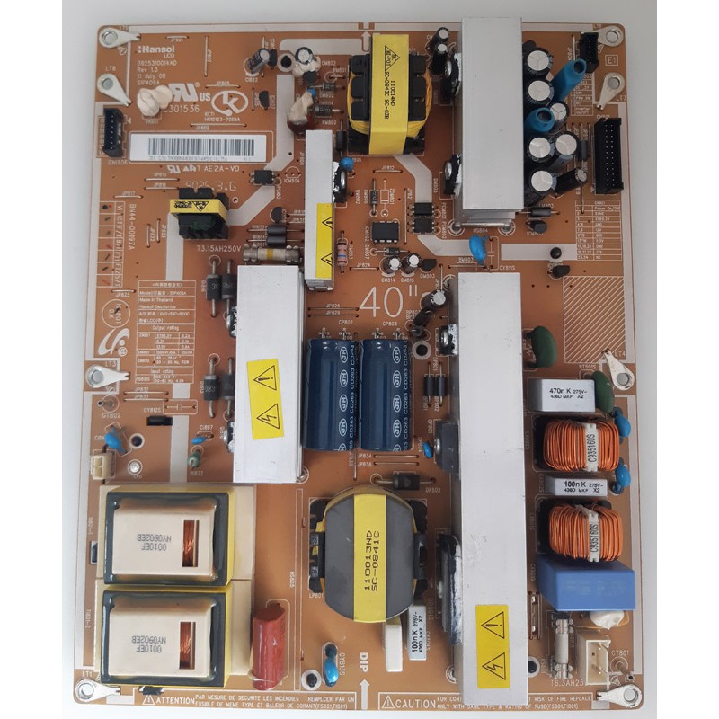 Fuente de alimentación para TV 40" Samsung LE40A656A1F