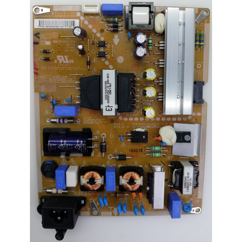 EAX6616300(1.7)FUENTE DE ALIMENTACION LG