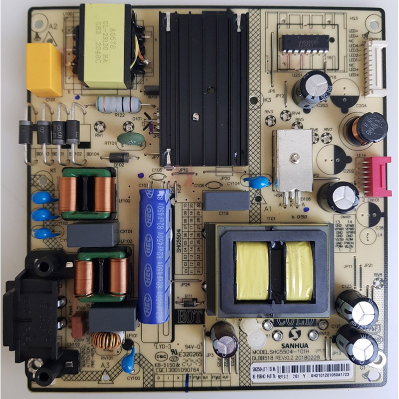 SHG55041-101H FUENTE DE ALIMENTACION XAOMI L43M5-5ASP