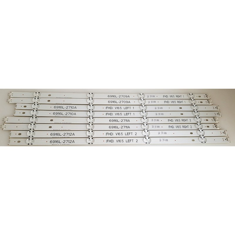 KIT TIRAS LED 49"V16.5 ART3 2712 REV0.2 LG 49UH620V