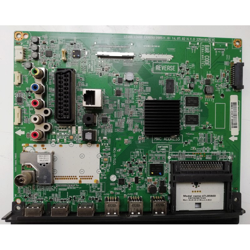 EAX65610905(1.0) EBT62987243 LG Main Board 47/55LB5800