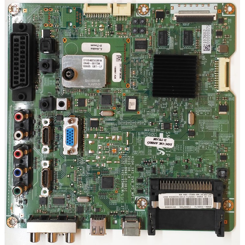 BN94-03257U BN41-01361C Samsung Main Board 50"