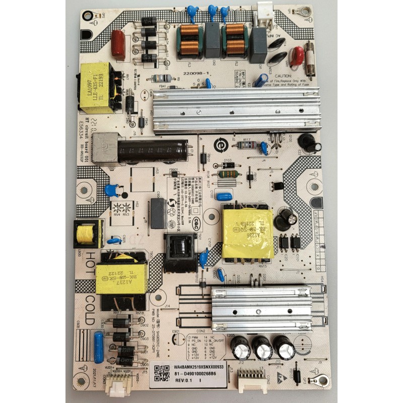 SHG6501C-248E FUENTE DE ALIMENTACIÓN XIAOMI L65M7-7AUO
