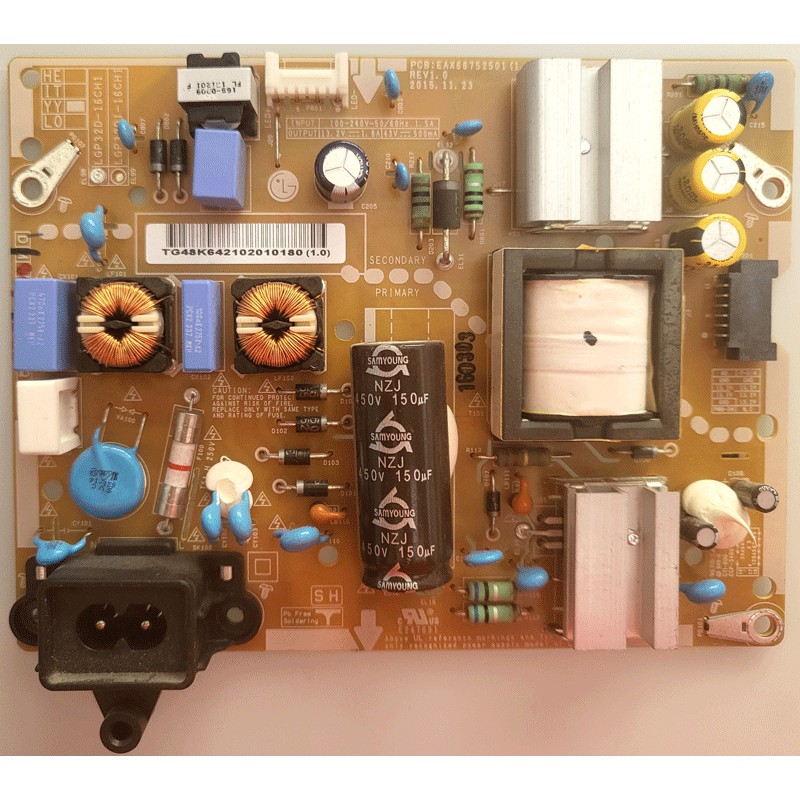 EAX66752501 FUENTE DE ALIMENTACIÓN LG 32LH604V