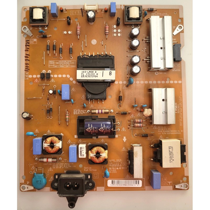 EAX66793301 FUENTE DE ALIMENTACIÓN LG 43UH661V