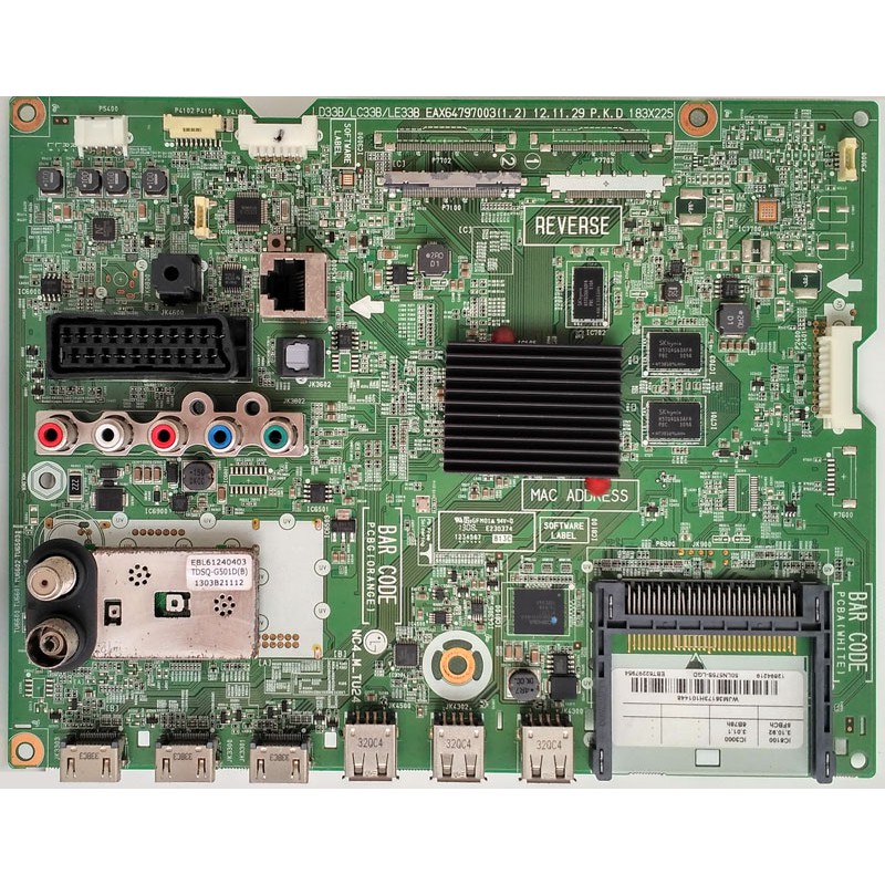 EAX64797003 (1.2) EBT62297954 LG Main Board 50LN575S